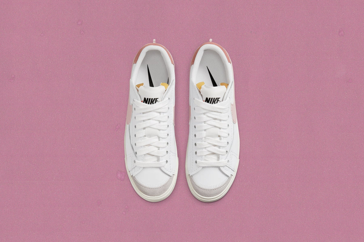 Women's Blazer Low '77 Jumbo - White/Pink Oxford/Rose Whisper
