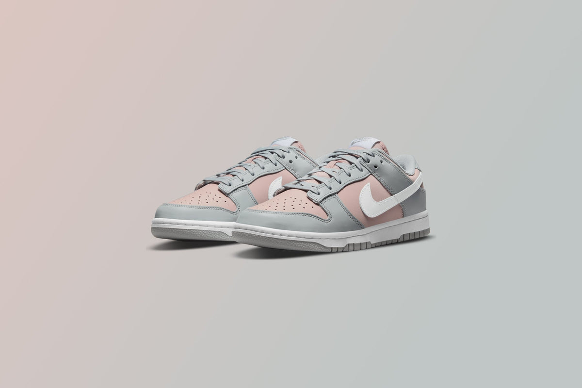 Women's Dunk Low - Pink Oxford/Metallic Silver