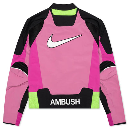 Nike x AMBUSH NRG Ambush Moto Jacket - Magic Flamingo/Black