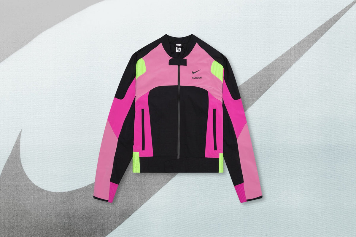 Nike x AMBUSH NRG Ambush Moto Jacket - Magic Flamingo/Black