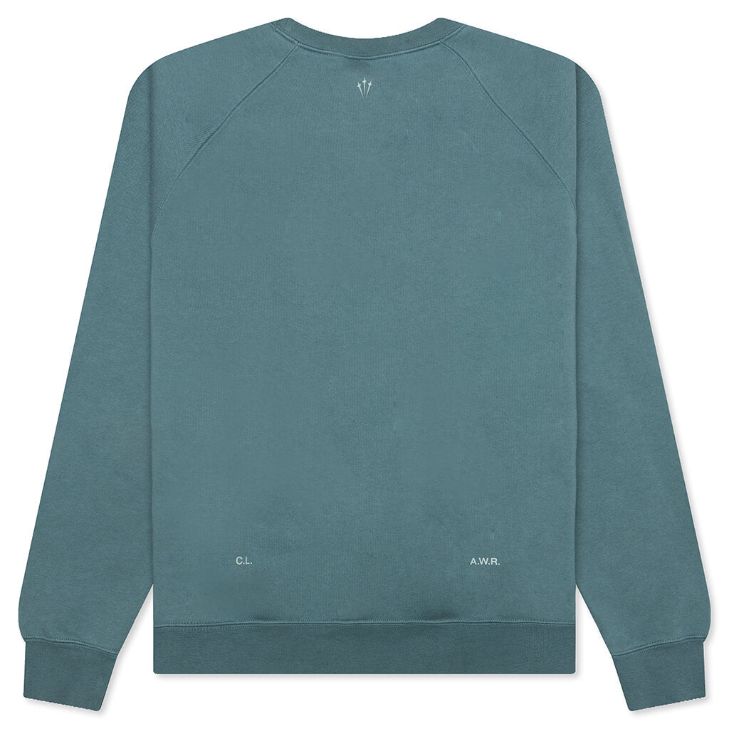 Nike x Nocta NRG Fleece Crew - Mineral Slate/Faded Spruce/Mica Green