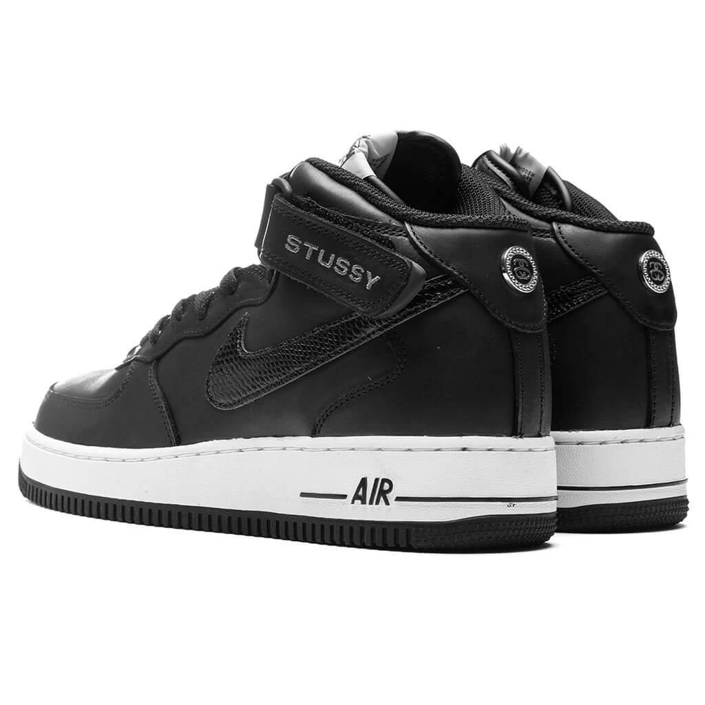 Nike x Stussy Air Force 1 '07 Mid - Black