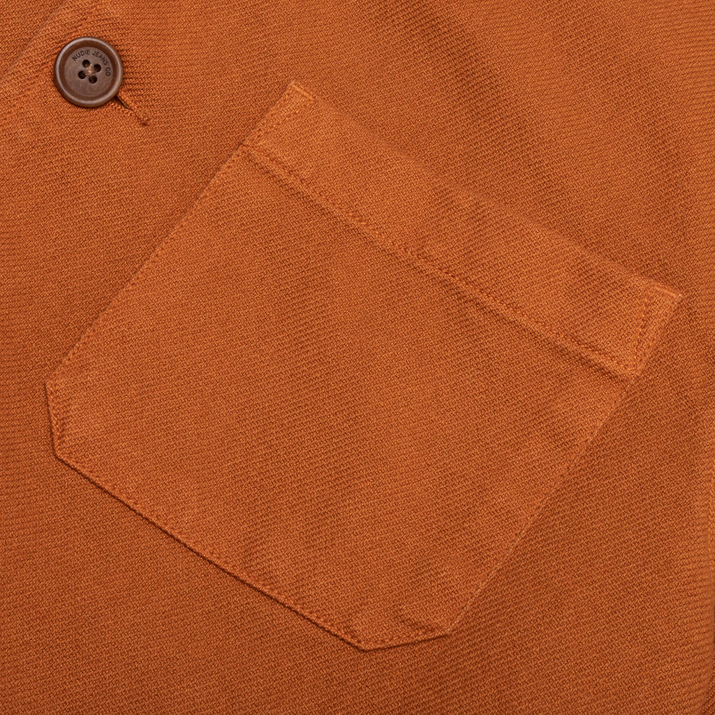 Barney Worker Jacket - Burnt Orange