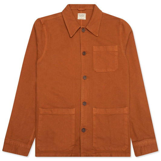 Barney Worker Jacket - Burnt Orange