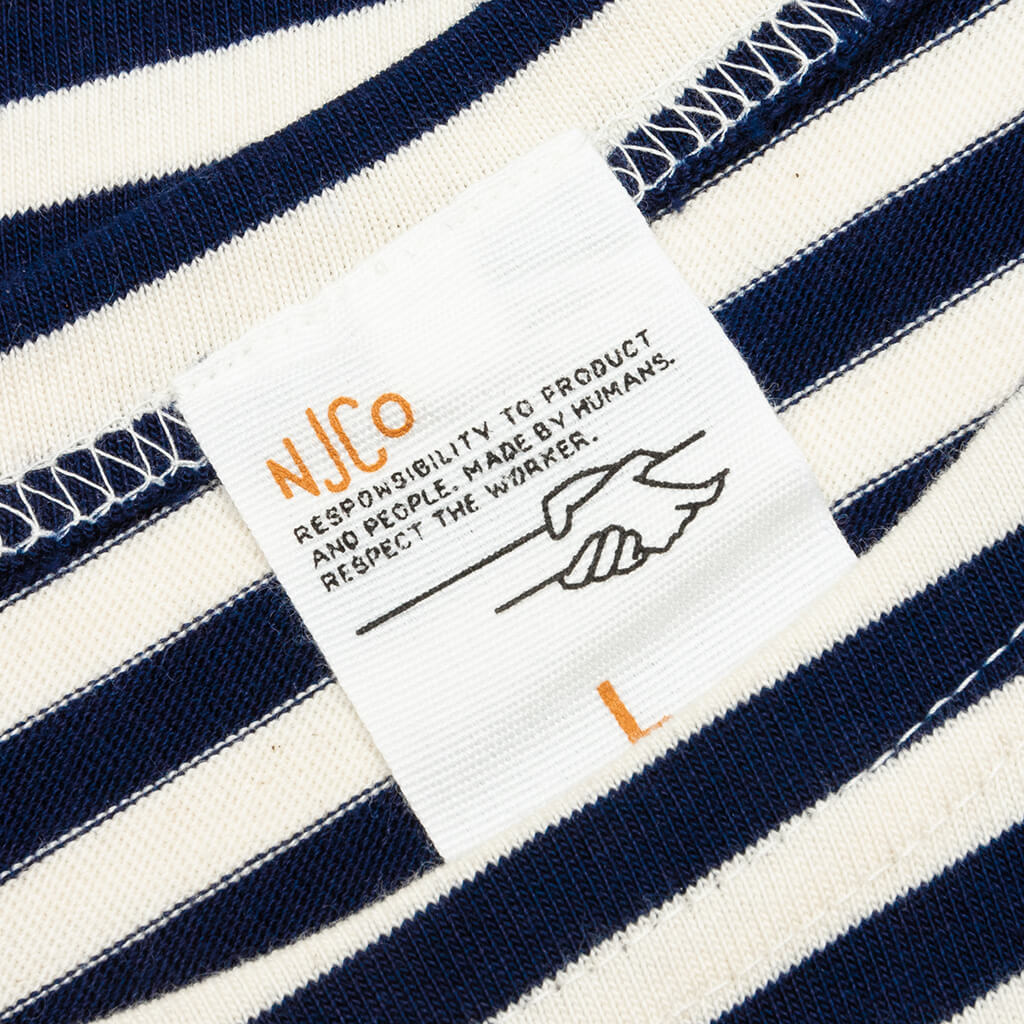 Charles Breton Stripe - Blue/Off-White