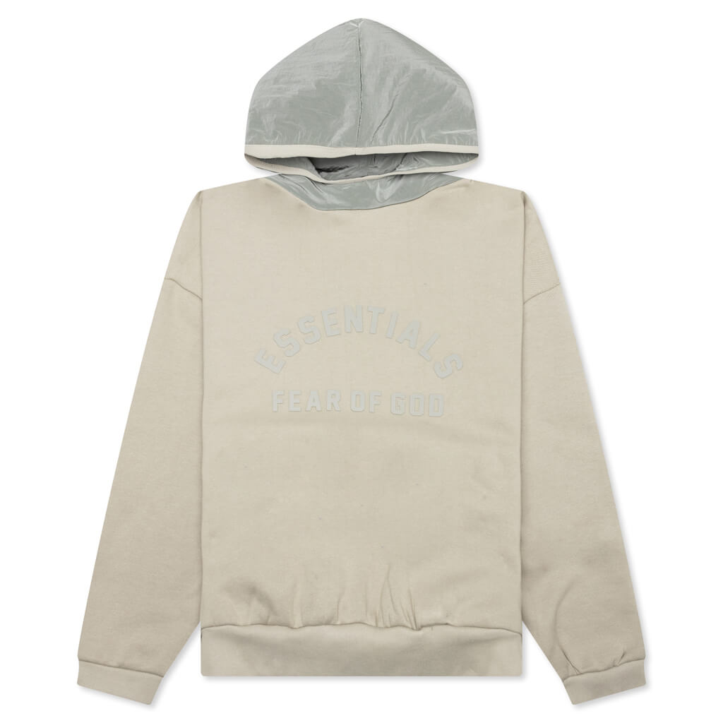 Nylon Fleece Hoodie - Seal