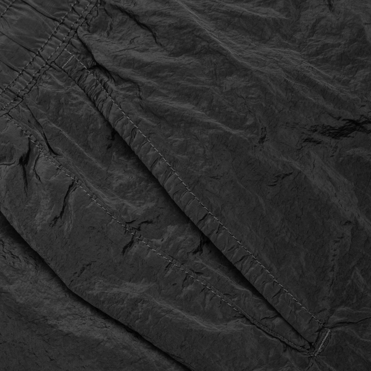Nylon Metal Regular Fit Shorts - Charcoal