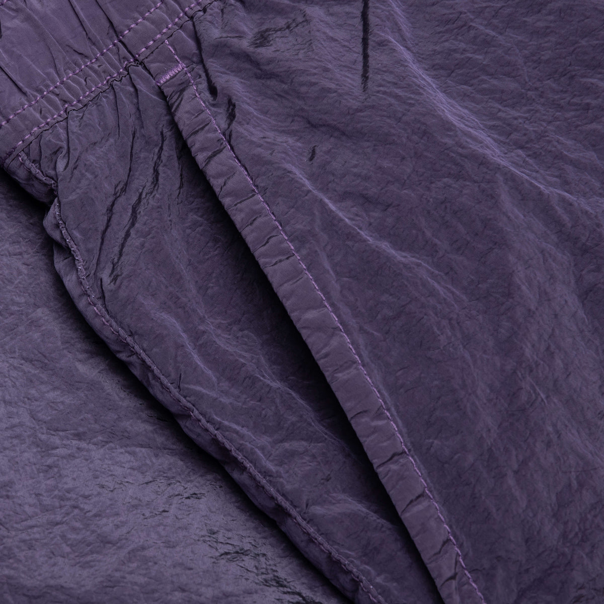 Nylon Metal Regular Fit Shorts - Lavender