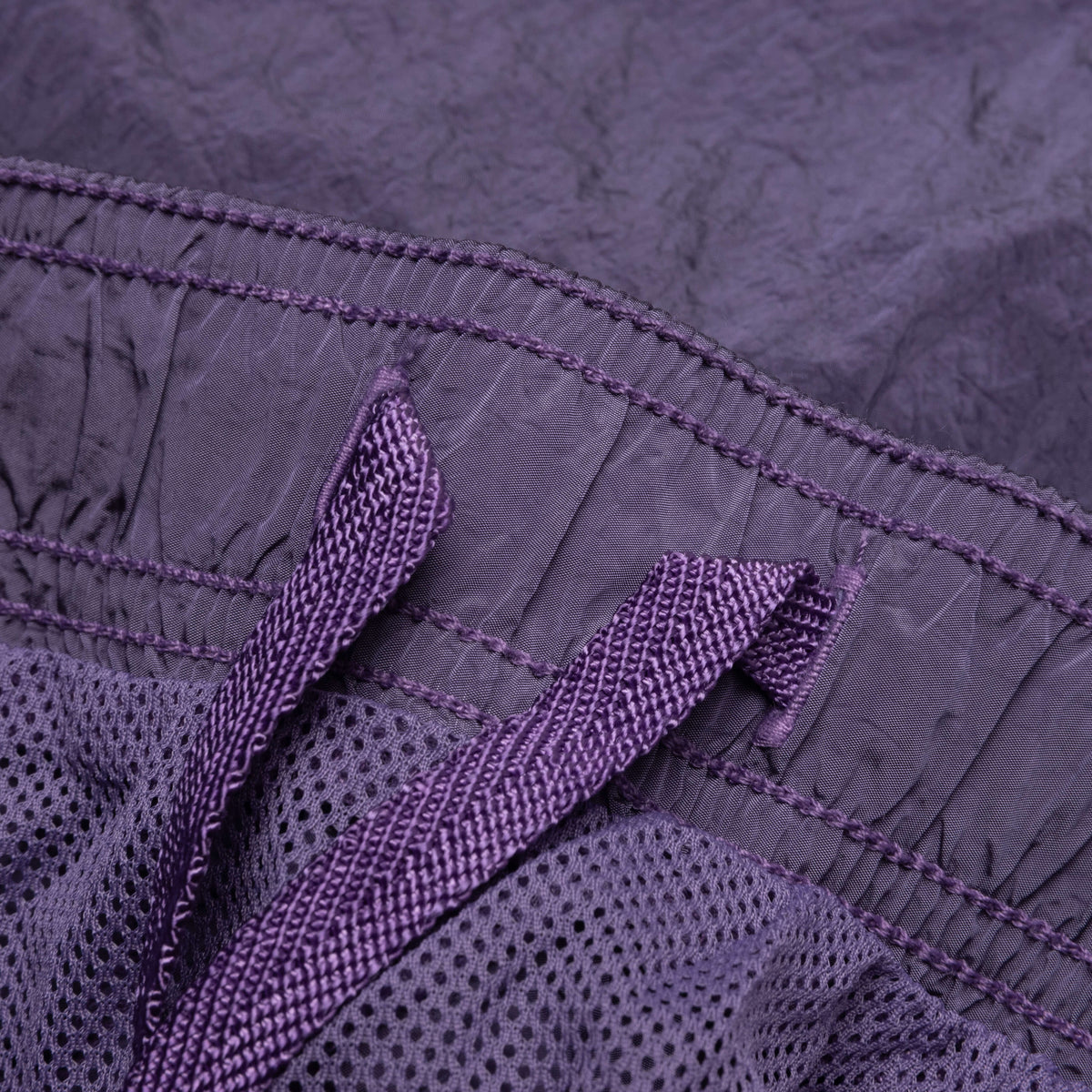 Nylon Metal Regular Fit Shorts - Lavender