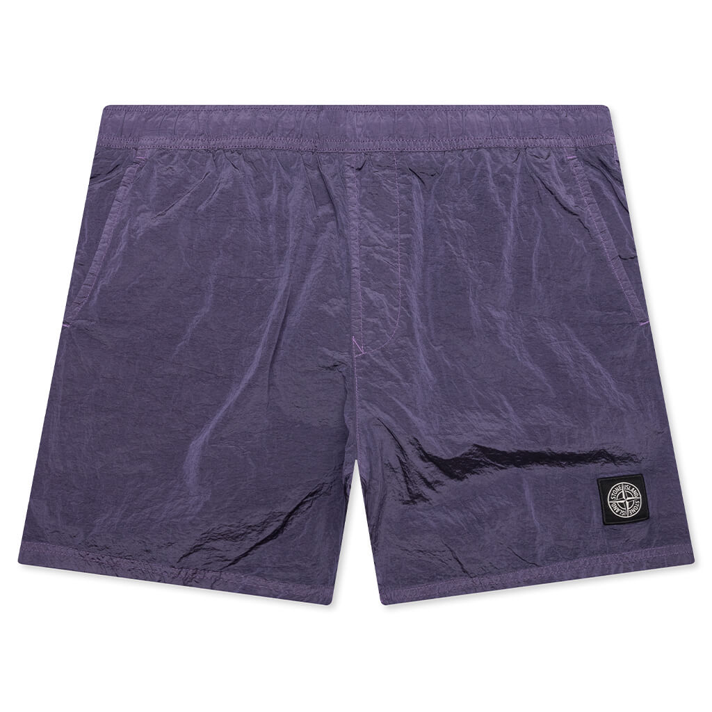 Nylon Metal Regular Fit Shorts - Lavender