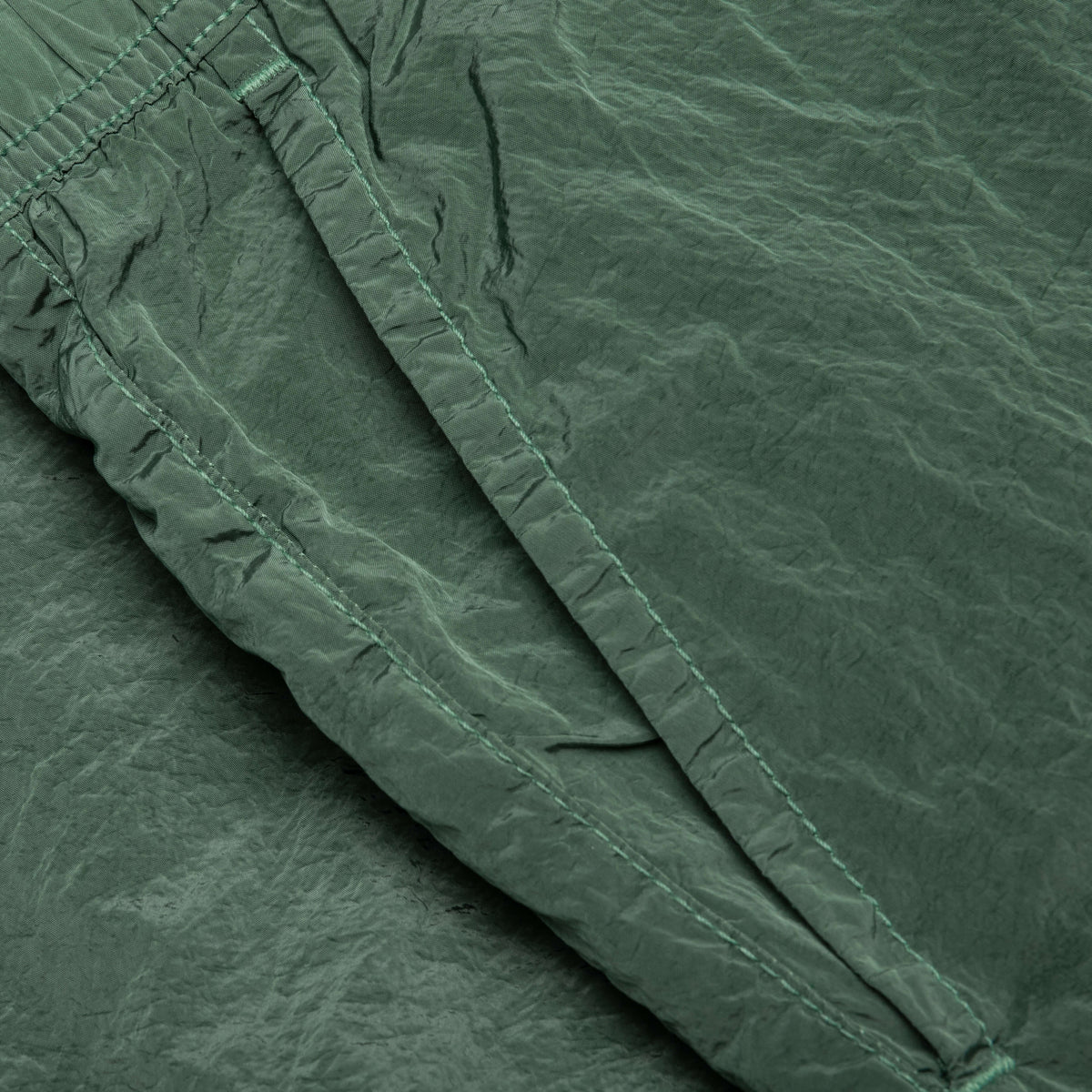 Nylon Metal Regular Fit Shorts - Light Green