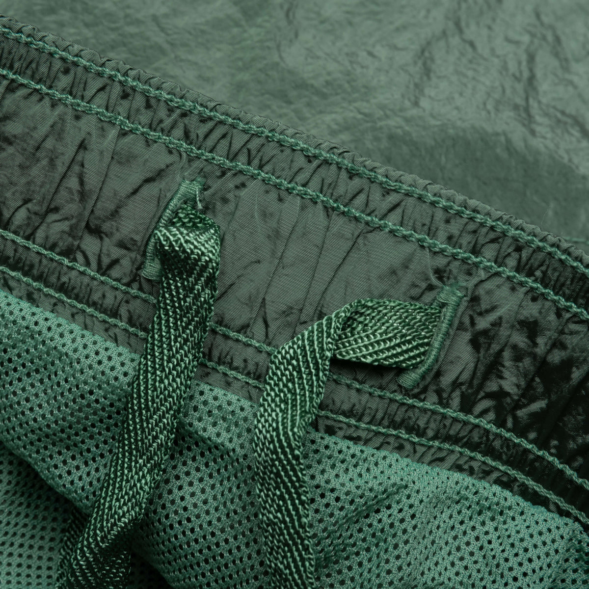 Nylon Metal Regular Fit Shorts - Light Green