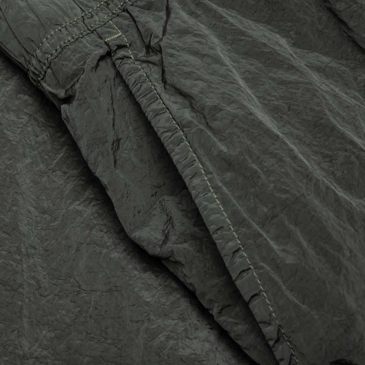Nylon Metal Regular Fit Shorts - Musk