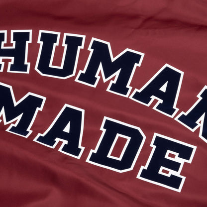 Nylon Stadium Jacket - Burgundy