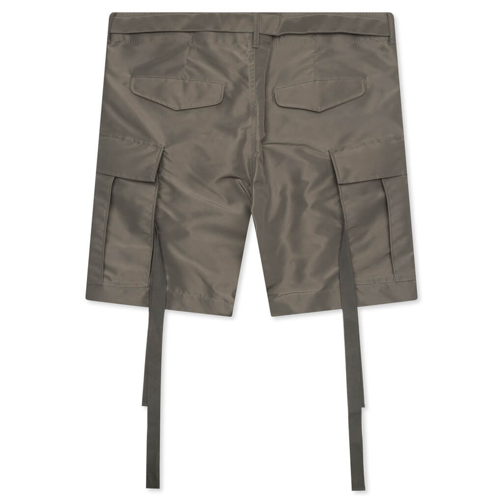 Nylon Twill Shorts - Taupe