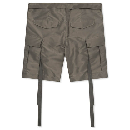 Nylon Twill Shorts - Taupe