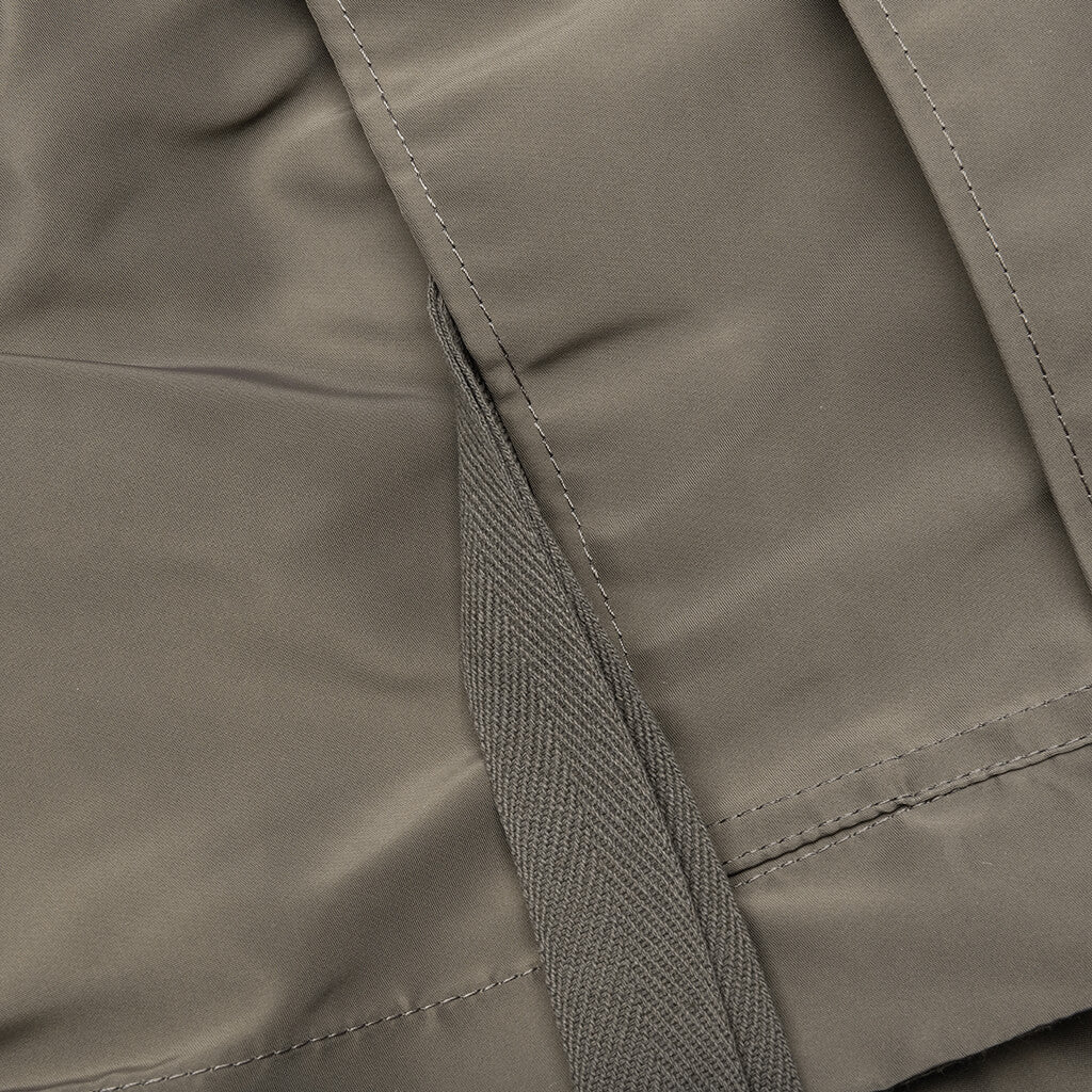 Nylon Twill Shorts - Taupe