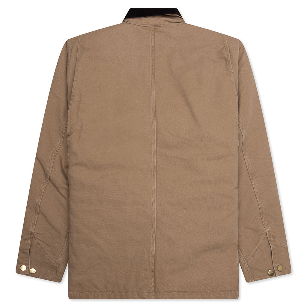 OG Chore Coat Aged Canvas - Peanut/Black