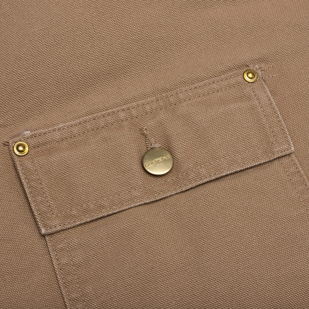 OG Chore Coat Aged Canvas - Peanut/Black