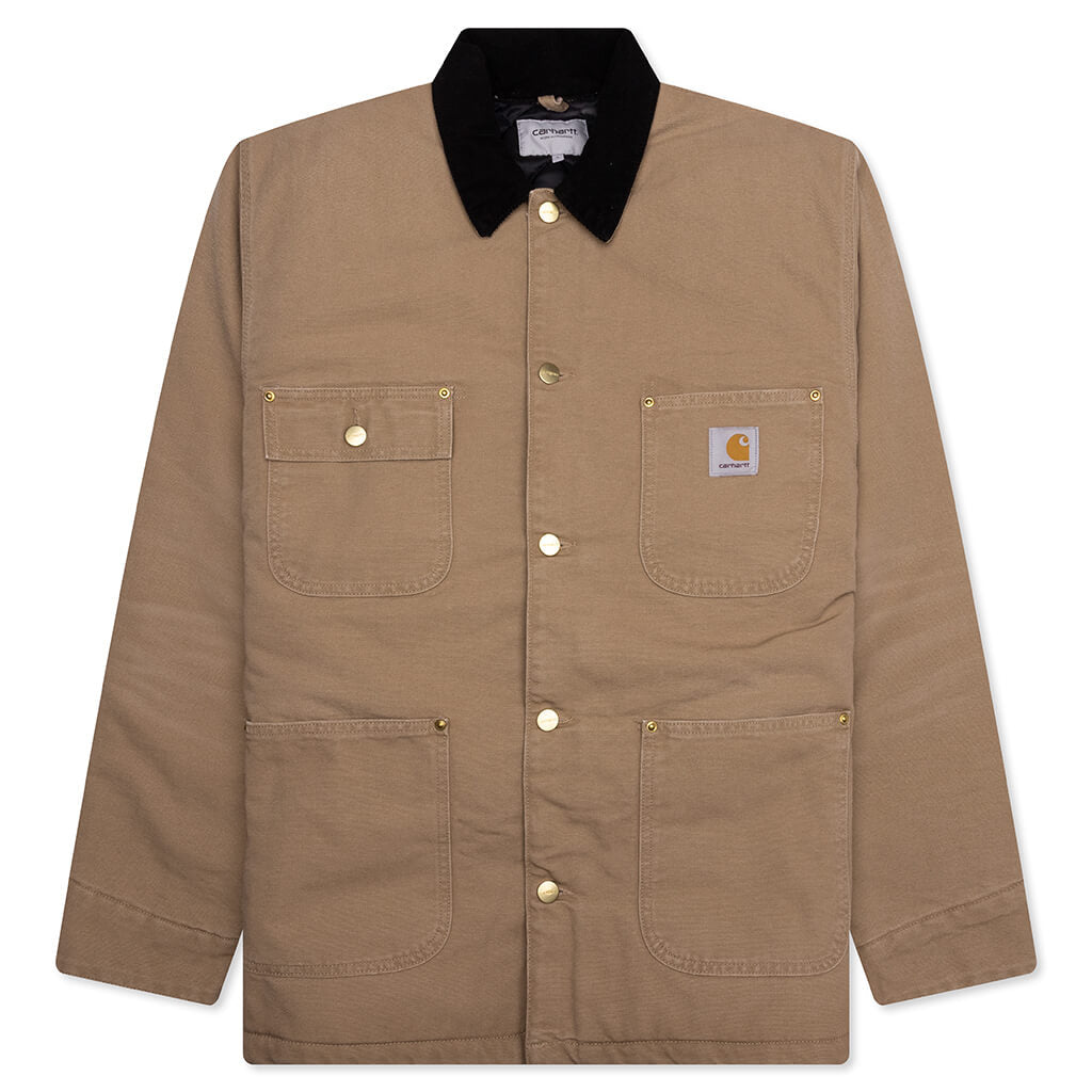OG Chore Coat Aged Canvas - Peanut/Black