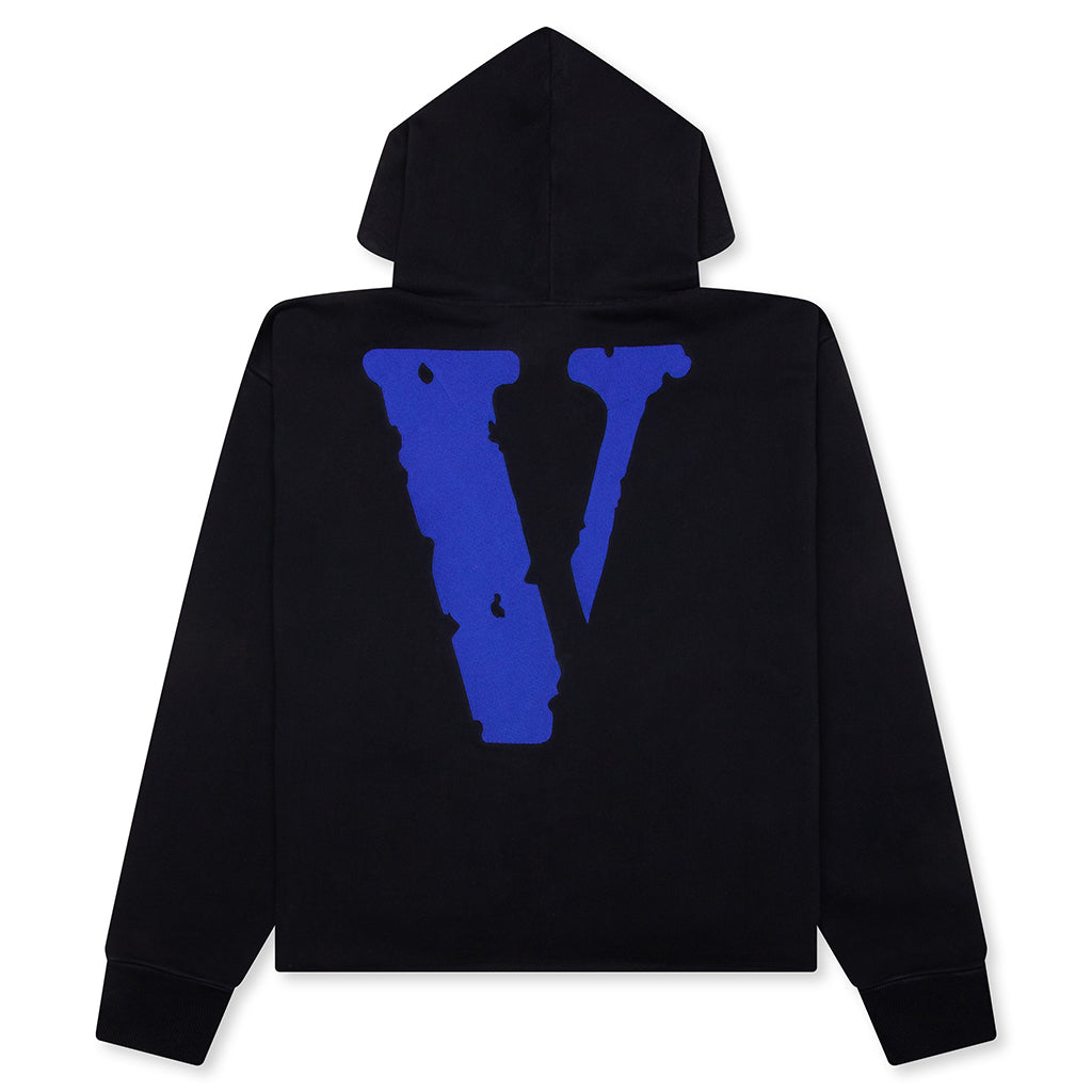 OG Staple Embroidered Hoodie - Black/Blue