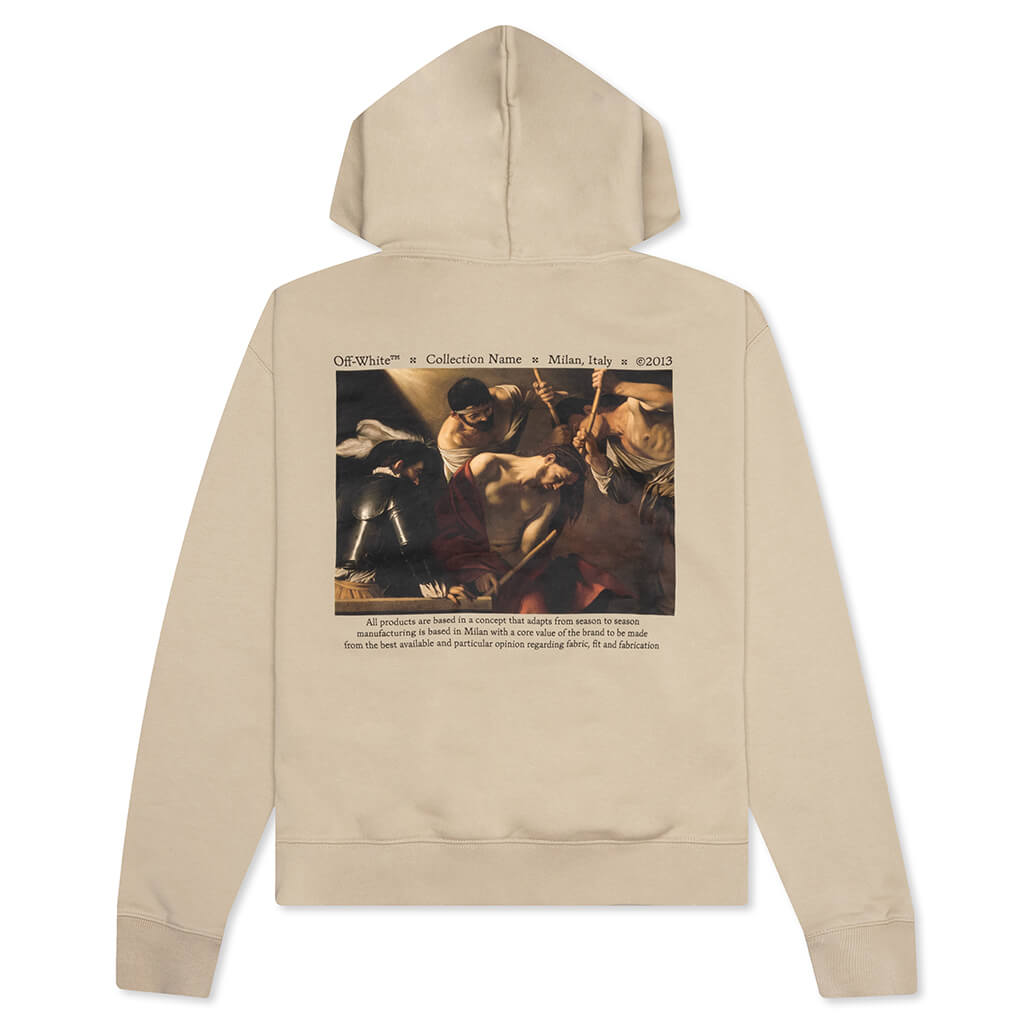 Caravaggio Crowning Over Hoodie - Dark Sand