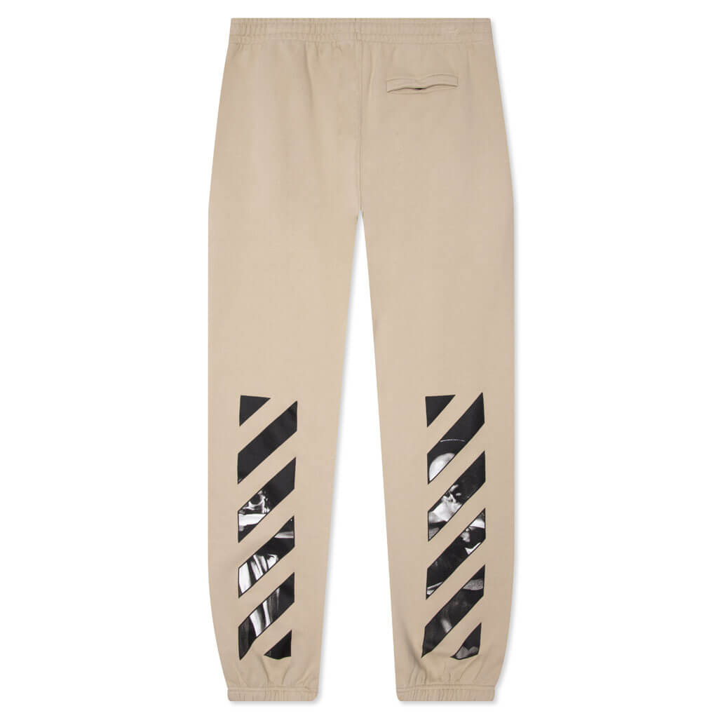 Caravaggio Diag Slim Sweatpant - Dark Sand