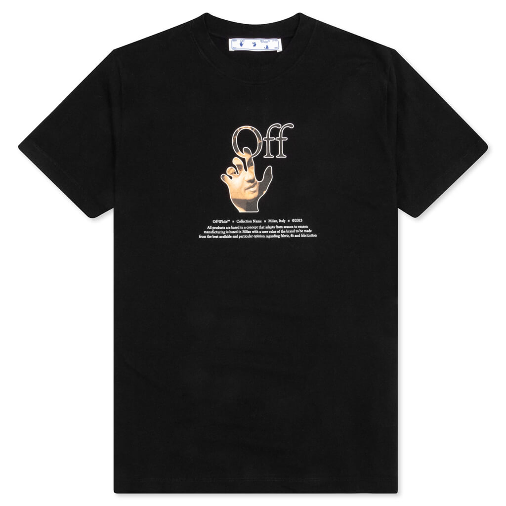 Caravaggio Hand S/S Slim Tee - Black/Multi