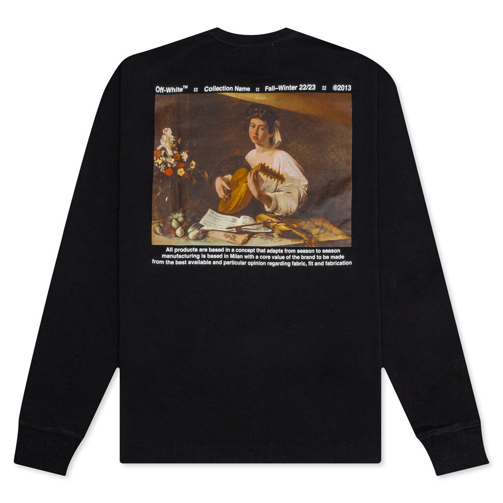 Caravaggio Lute Skate L/S Tee - Black/White