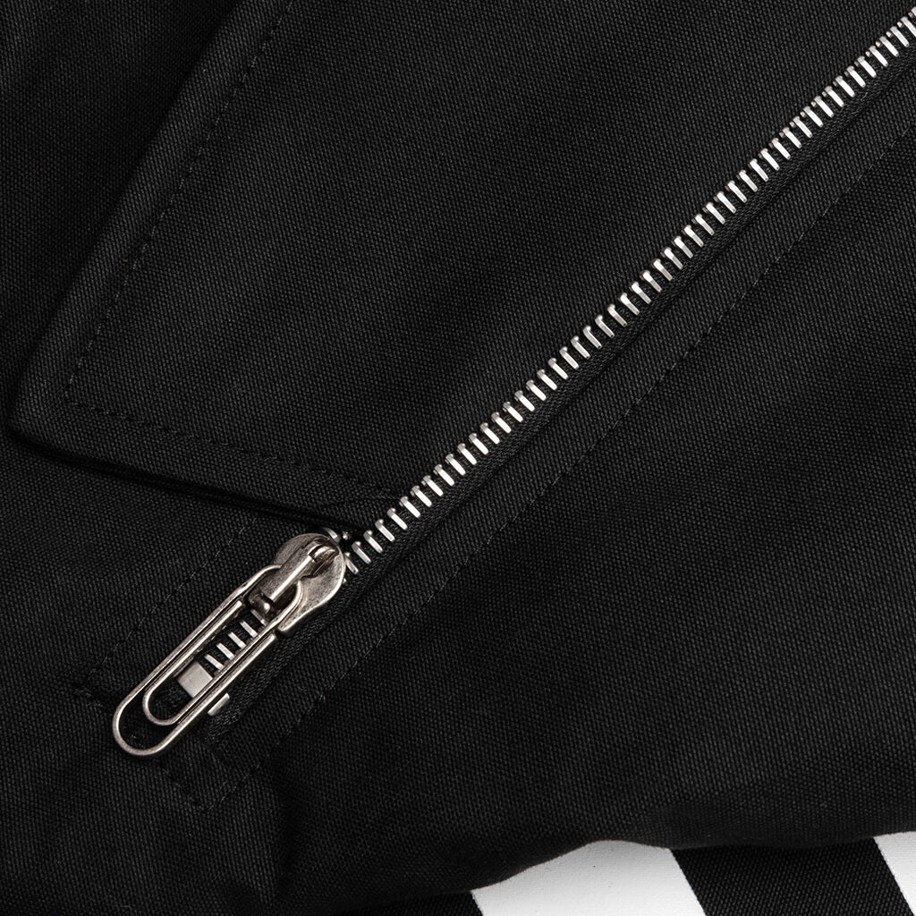Diag Tab Bomber - Black/White