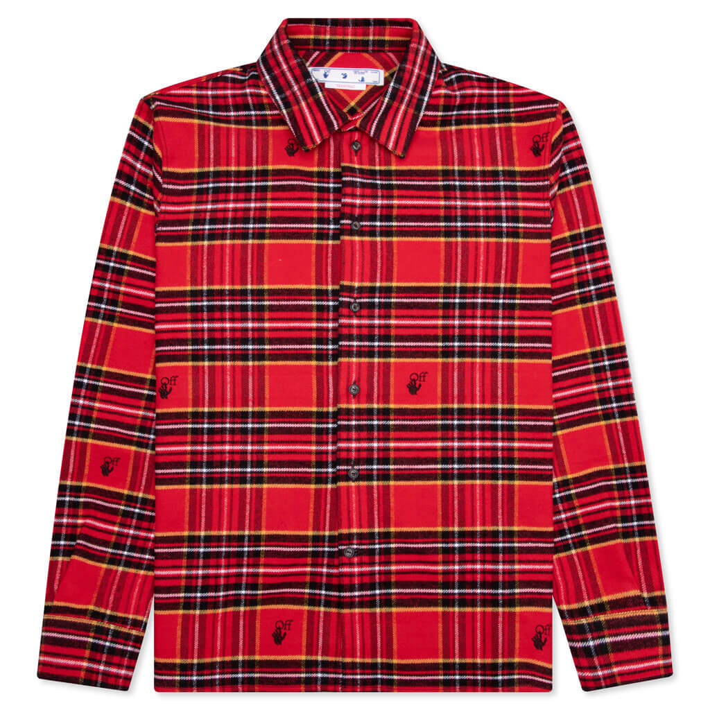 Flannel Skate Shirt - Red/Black