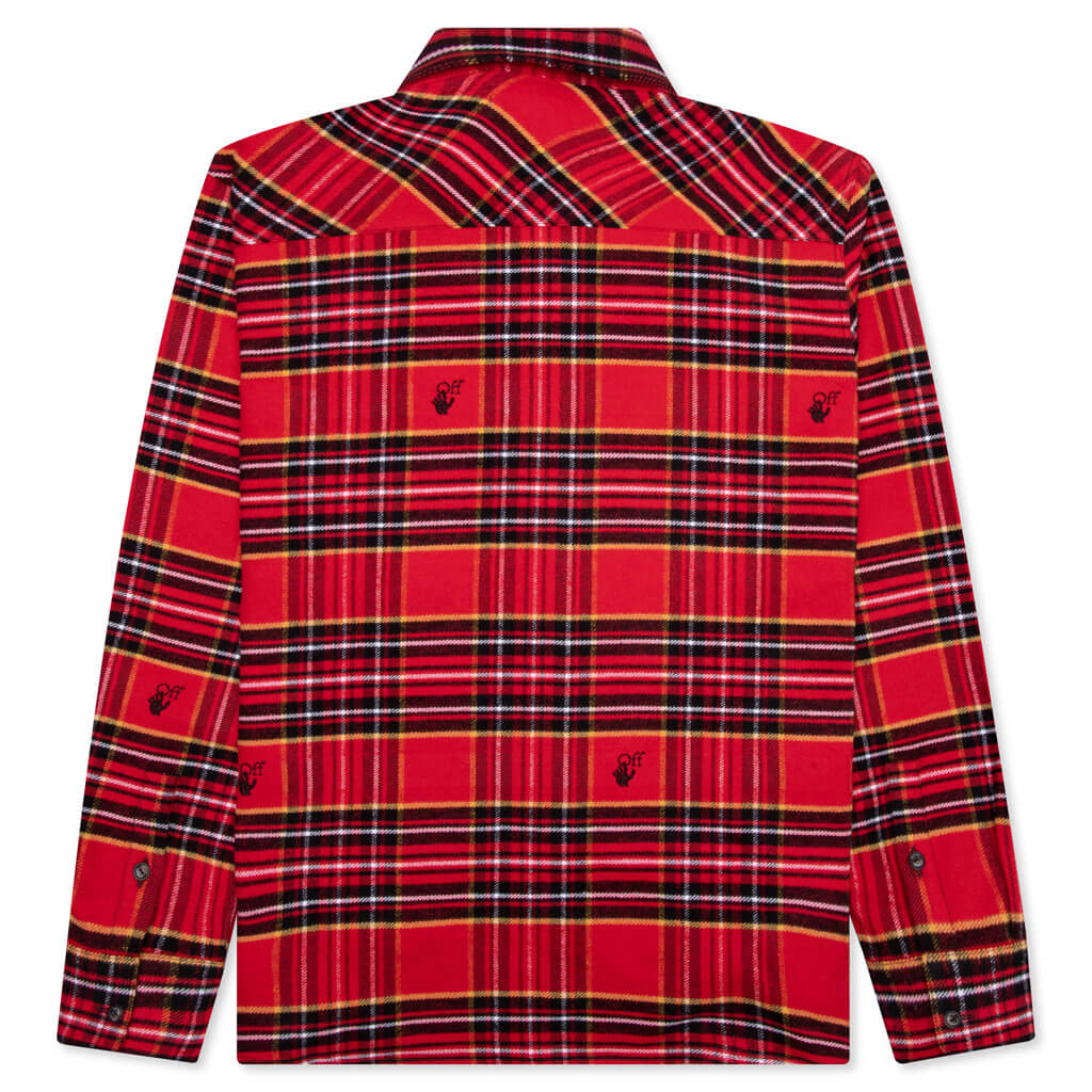 Flannel Skate Shirt - Red/Black