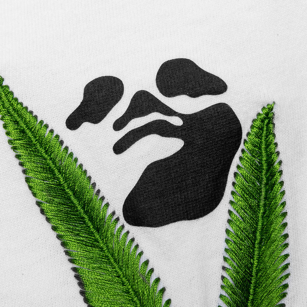 High Weed Slim S/S Tee - White/Green