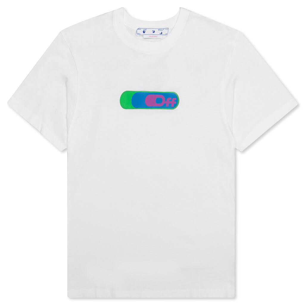 High Weed Slim S/S Tee - White/Green