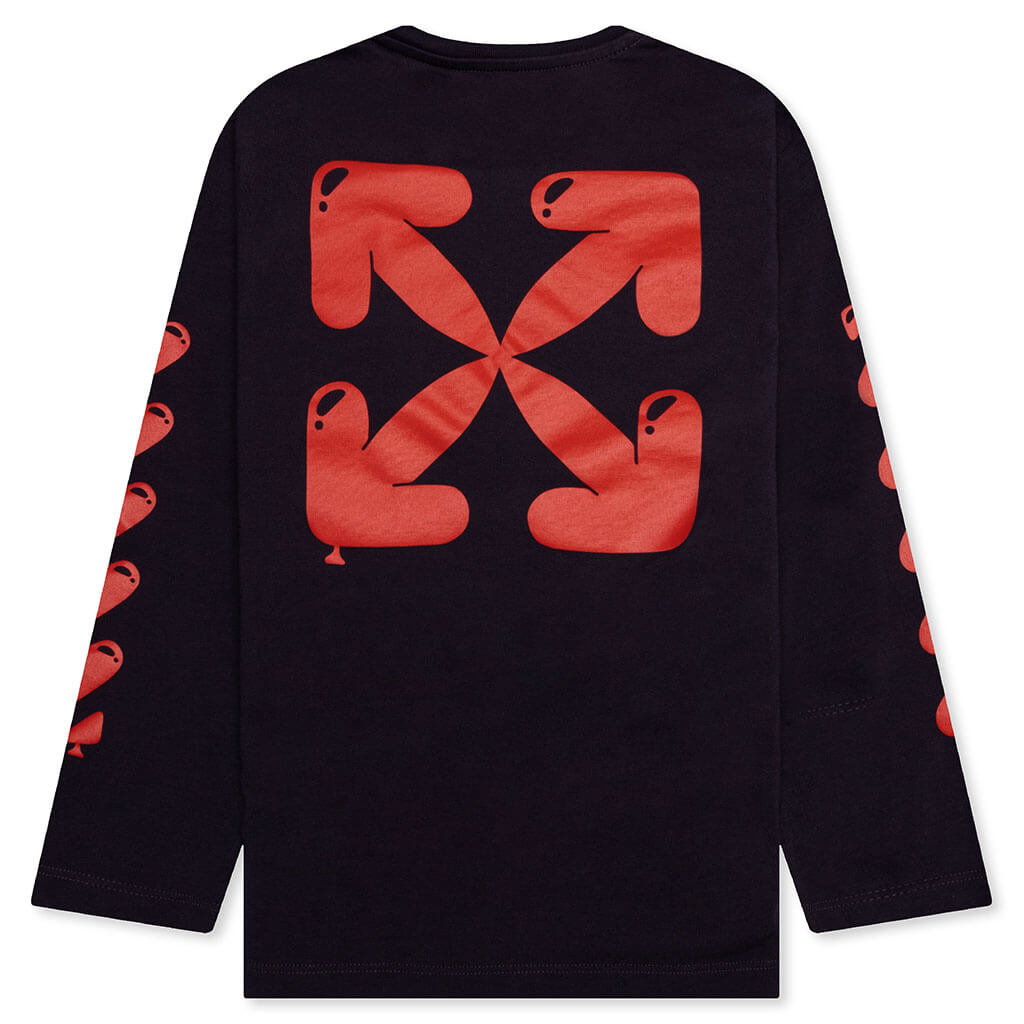 Kids Balloons L/S Tee - Navy Blue