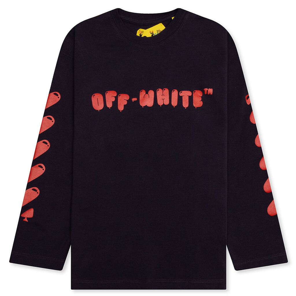 Kids Balloons L/S Tee - Navy Blue