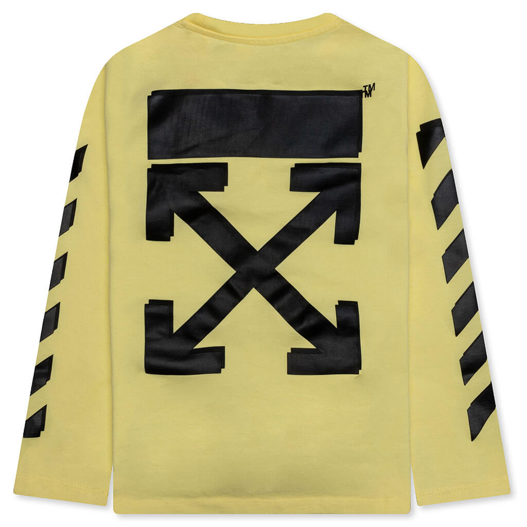 Kids Rubber Arrow L/S Tee - Yellow/Black