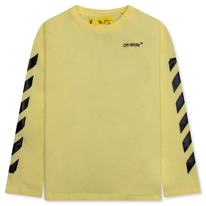 Kids Rubber Arrow L/S Tee - Yellow/Black