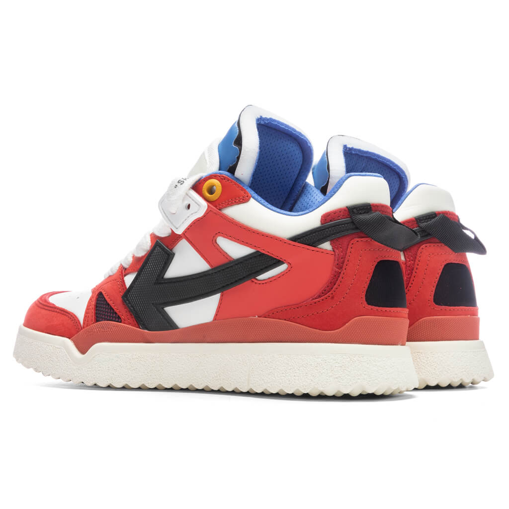 Midtop Sponge Sneakers - Red/Black