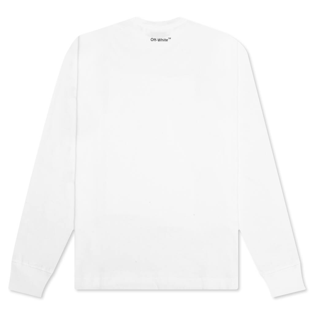 Mona Lisa Skate L/S Tee - White/Blue