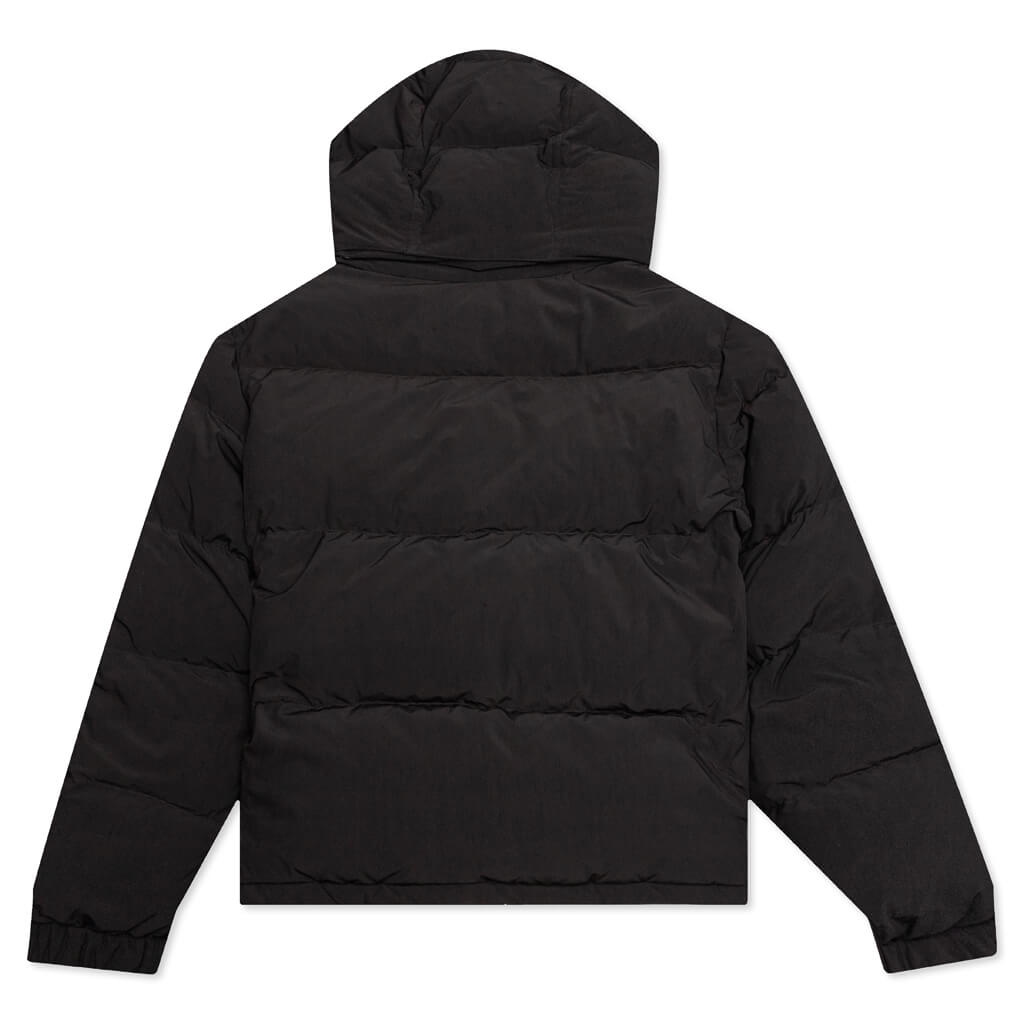 OW Patch Puffer - Black/Orange