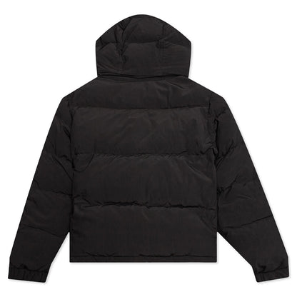 OW Patch Puffer - Black/Orange