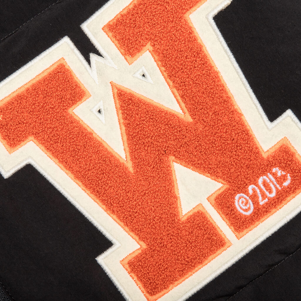OW Patch Puffer - Black/Orange