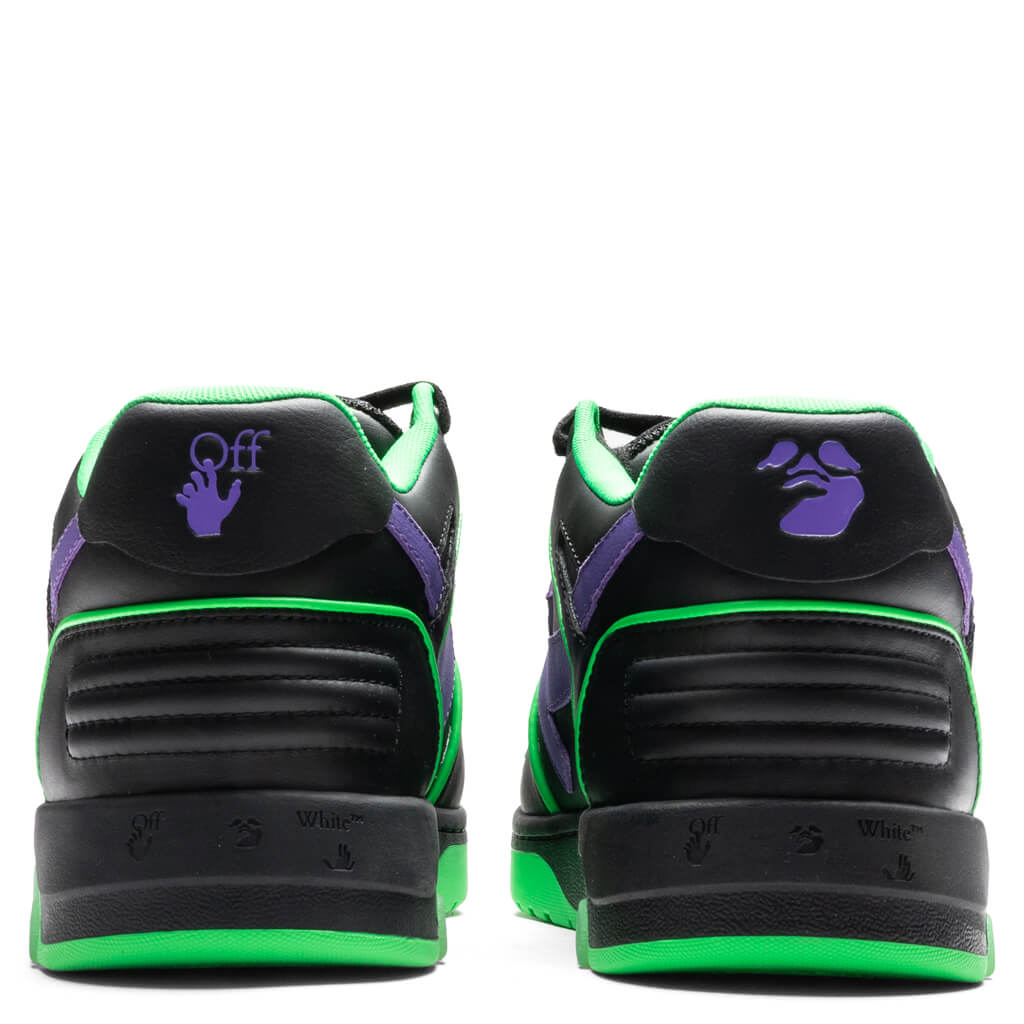 Out of Office Outlined - Green Fluorescent/Purple