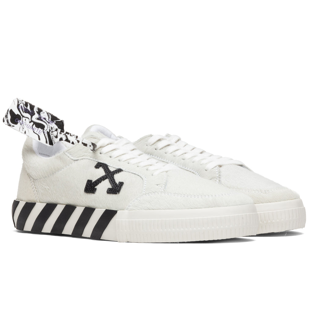 Pony Low Vulcanized Leather - White/Black
