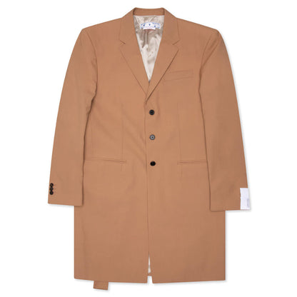 Relaxed Long Jacket - Camel/No Color