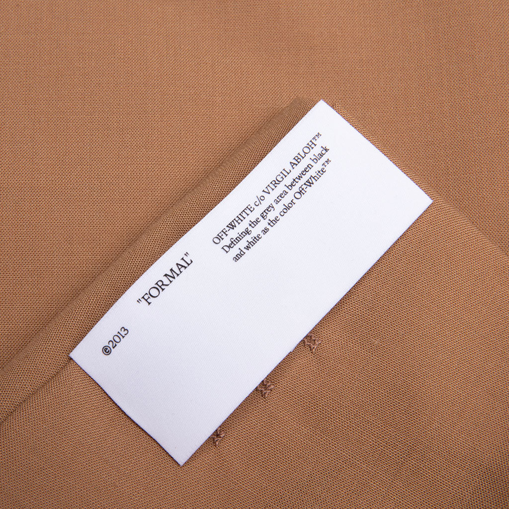 Relaxed Long Jacket - Camel/No Color