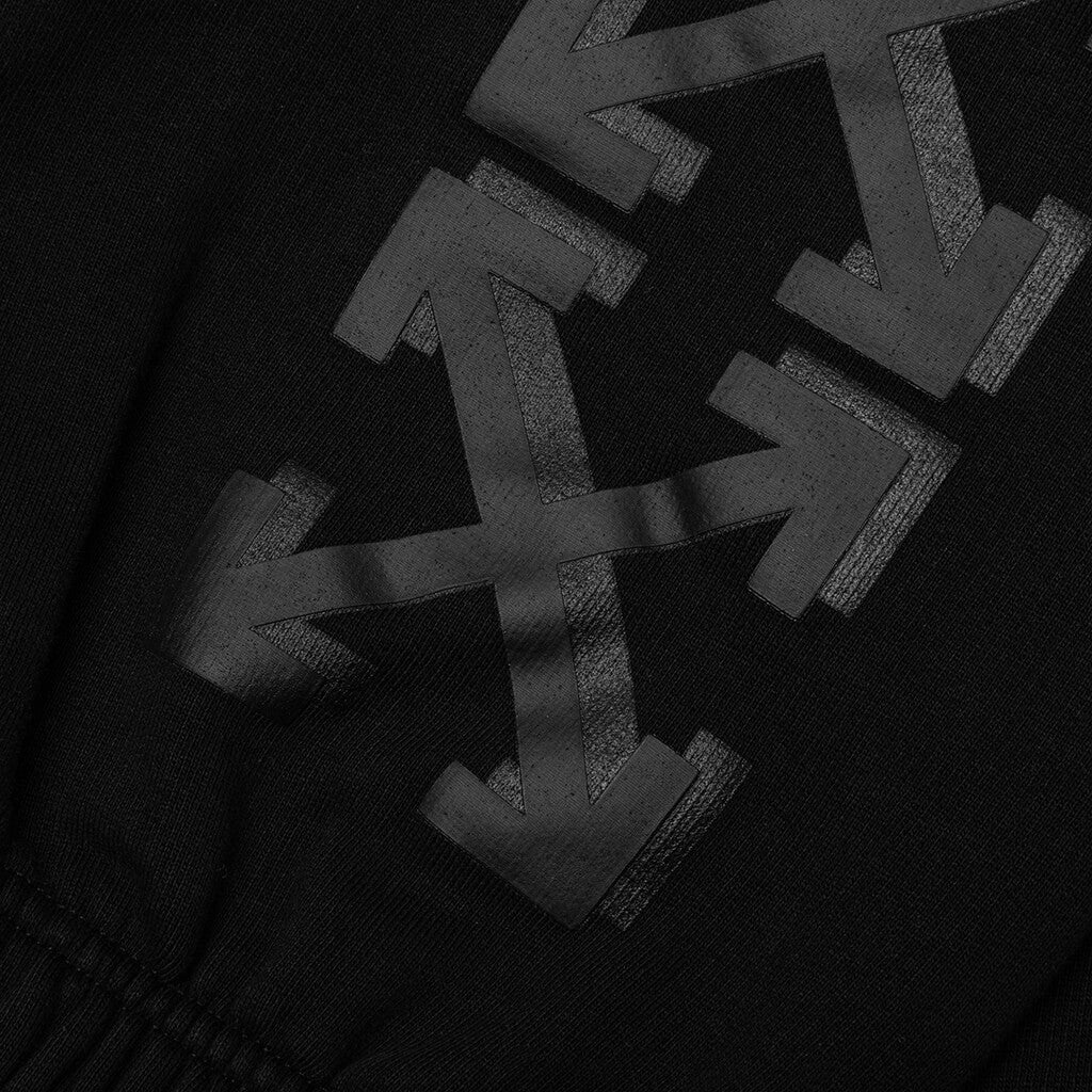 Rubber Arrow Slim Sweatpant - Black/Black