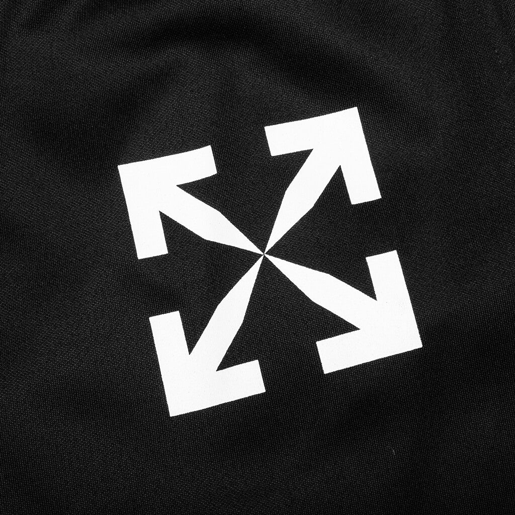 Single Arrow Slim Trackpant - Black/White