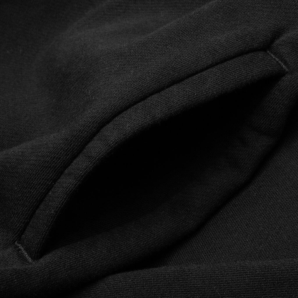 Wave Diag Slim Sweatpant - Black/White